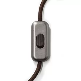    Built-in single-pole switch Creative Switch brushed titanium