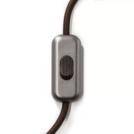  Built-in single-pole switch Creative Switch brushed titanium