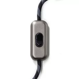    Built-in single-pole switch Creative Switch brushed titanium