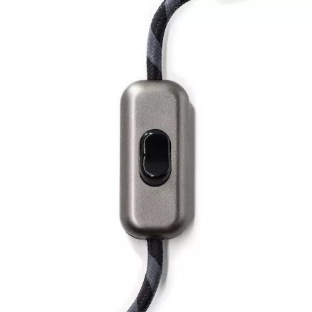  Built-in single-pole switch Creative Switch brushed titanium