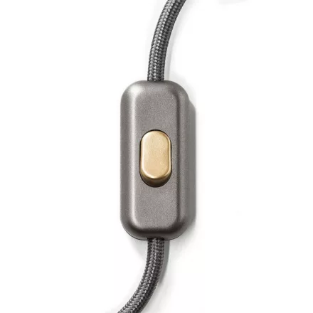  Built-in single-pole switch Creative Switch brushed titanium
