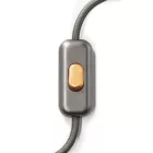  Built-in single-pole switch Creative Switch brushed titanium