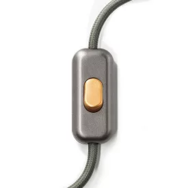    Built-in single-pole switch Creative Switch brushed titanium