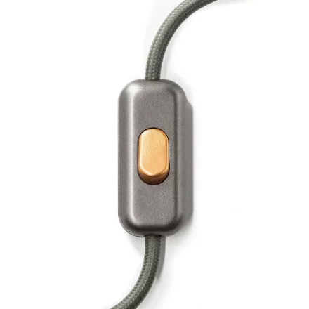  Built-in single-pole switch Creative Switch brushed titanium
