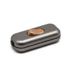  Built-in single-pole switch Creative Switch brushed titanium
