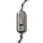  Built-in single-pole switch Creative Switch brushed titanium
