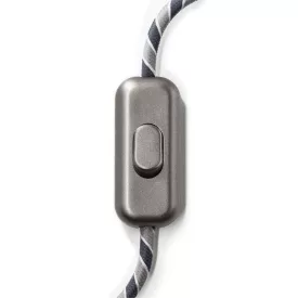    Built-in single-pole switch Creative Switch brushed titanium