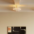 Wall lamp with transparent Ghost bulb