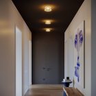 Wall lamp with transparent Ghost bulb