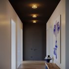 Wall lamp with smoky Ghost bulb