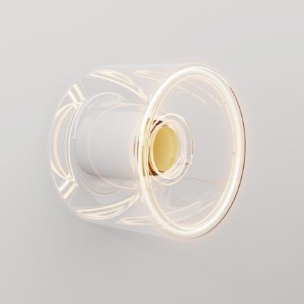 Wall lamp mini with transparent Ghost bulb