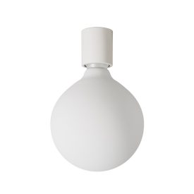 Wall lamp with porcelain effect bulb - IP44 waterproof - IO