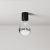 Wall lamp with visible bulb and semi-silver sphere - IP44 waterproof - IO