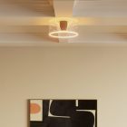 Wall lamp with transparent Ghost bulb