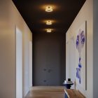 Wall lamp with transparent Ghost bulb