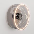 Wall lamp with smoky Ghost bulb