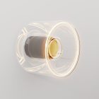 Wall lamp mini with transparent Ghost bulb