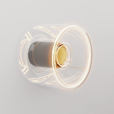Wall lamp mini with transparent Ghost bulb