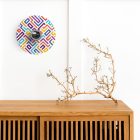 Wall or ceiling lamp with geometric patterned lampshade "Kaleidoscope" – Waterproof IP44