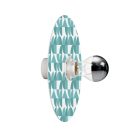 Wall or ceiling lamp with geometric patterned lampshade "Kaleidoscope" – Waterproof IP44