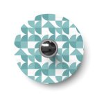 Wall or ceiling lamp with geometric patterned lampshade "Kaleidoscope" – Waterproof IP44