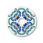 Wall or ceiling lamp with majolica lampshade - IP44 waterproof - IO