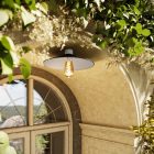 Ceiling lamp Swing with metal lampshade - IP44 waterproof - IO