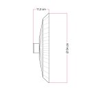 Wall and ceiling lamp with raffia lampshade Tahiti