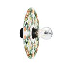 Wall or ceiling lamp with majolica lampshade - IP44 waterproof - IO