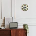 Wall or ceiling lamp with majolica lampshade - IP44 waterproof - IO