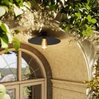 E27 wall or ceiling lamp holder for lampshades - IP44 waterproof