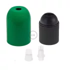 Round top metal bulb socket sets - E26
