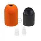 Round top metal bulb socket sets - E26
