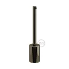Cylindrical metal UL E26 socket set with 15 cm cable clamp