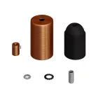 Flat-top metal bulb socket sets - E26