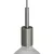 Cylindrical metal UL E26 socket set with 7 cm cable clamp