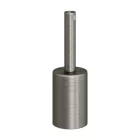 Cylindrical metal UL E26 socket set with 7 cm cable clamp