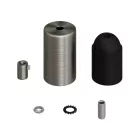 Flat-top metal bulb socket sets - E26