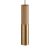 Tub-E14, wooden and metal tube for spotlights, with E14 double ring lamp holder