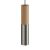  Tub-E14, Wood And Metal Tube For Spotlight E14 Double Ring Lamp Holder