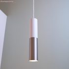 Tub-E14, double metal tube spotlight, double E-14 lamp holder