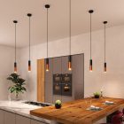 Tub-E14, double metal tube spotlight, double E-14 lamp holder