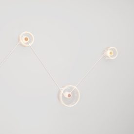 Spostaluce wall lamp with 3 Ghost bulbs