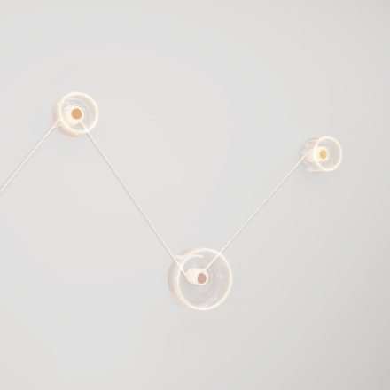 Spostaluce wall lamp with 3 Ghost bulbs