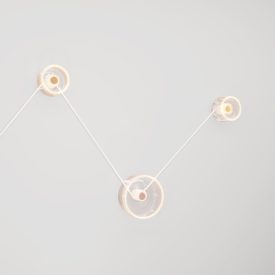 Spostaluce wall lamp with 3 Ghost bulbs