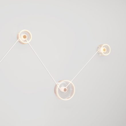 Spostaluce wall lamp with 3 Ghost bulbs