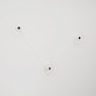 Spostaluce wall lamp with 3 Ghost bulbs