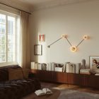 Spostaluce wall lamp with 3 Ghost bulbs