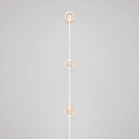 Spostaluce wall lamp with plug and 3 Ghost bulbs