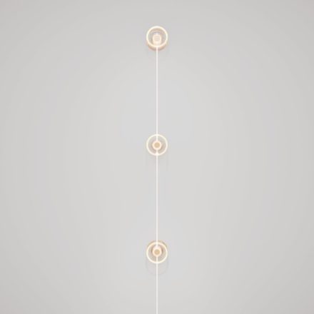 Spostaluce wall lamp with plug and 3 Ghost bulbs